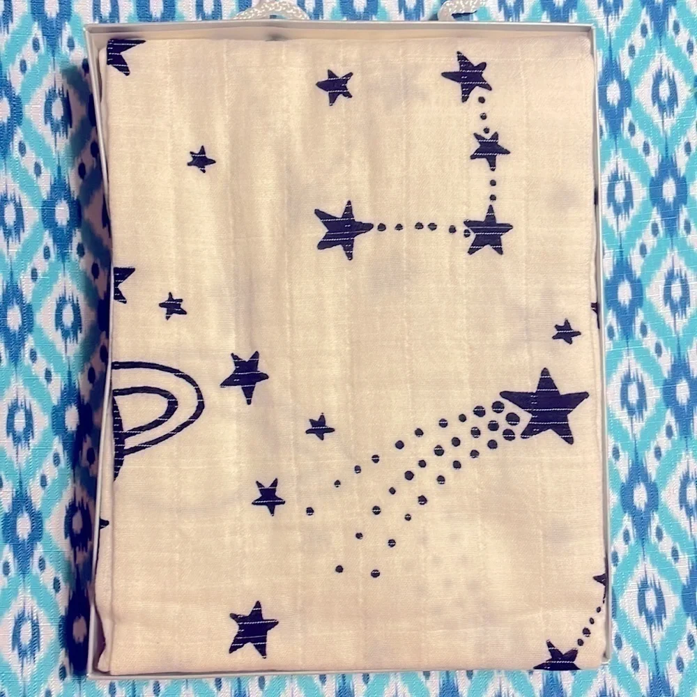 Brand New Premium Organic Cotton Muslin Swaddle Blanket Newborn Baby Receiving